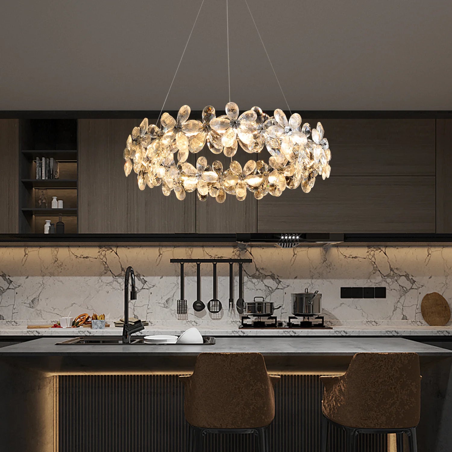 luxury-halo-ring-chandelier-with-crystal-accents-dimmable-modern-light-fixture-for-home-décor-ch400-20250612-Feyran-lighting
