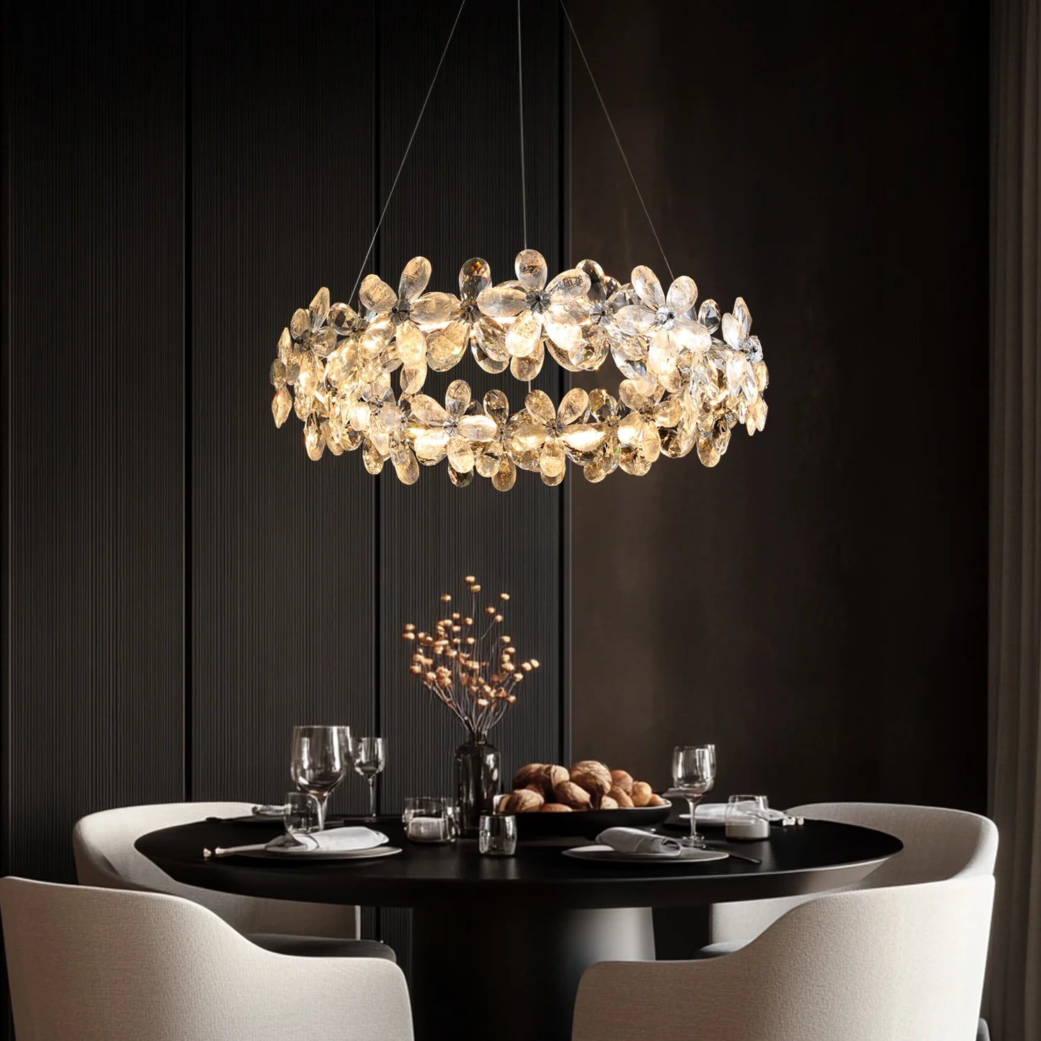 luxury-halo-ring-chandelier-with-crystal-accents-dimmable-modern-light-fixture-for-home-décor-ch400-20250612-Feyran-lighting