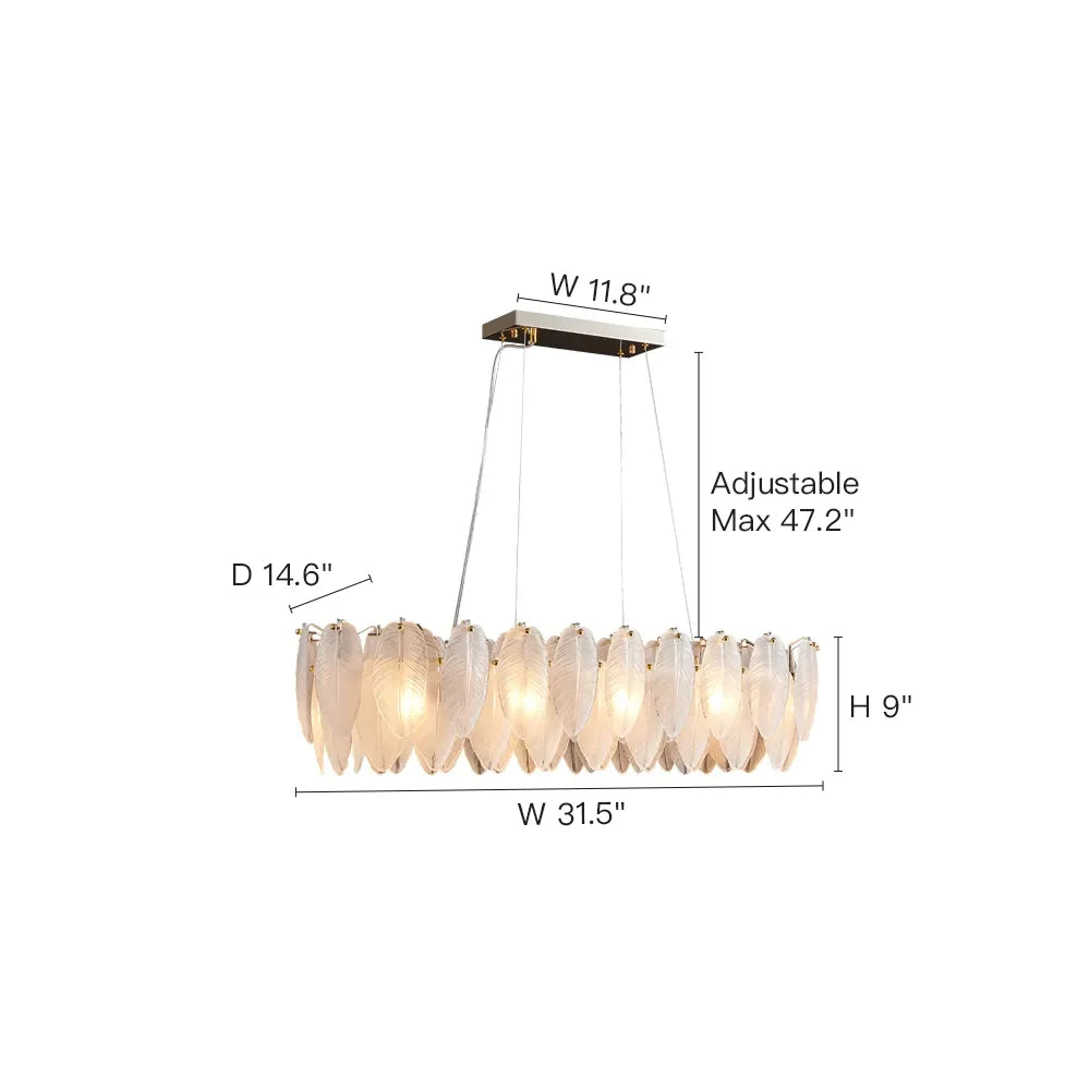 luxury-linear-feather-glass-chandelier-with-8-lights-ch446-20250801-Feyran-lighting