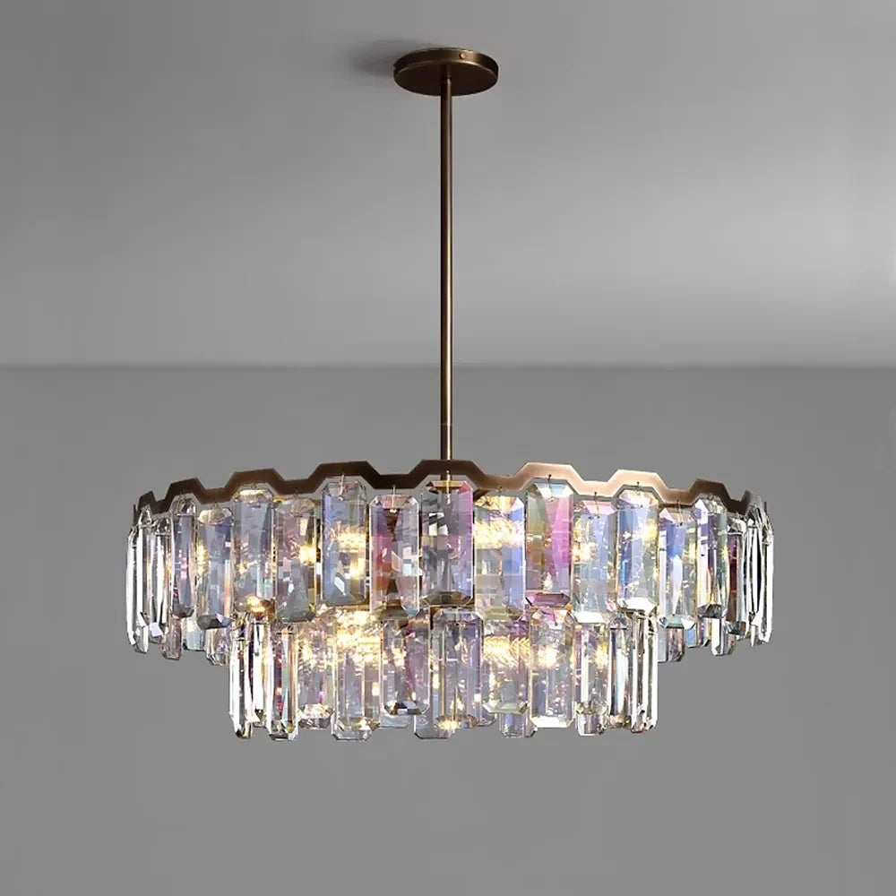 luxury-tiered-iridescent-crystal-chandelier-light-on-ch443-20250725-Feyran-lighting