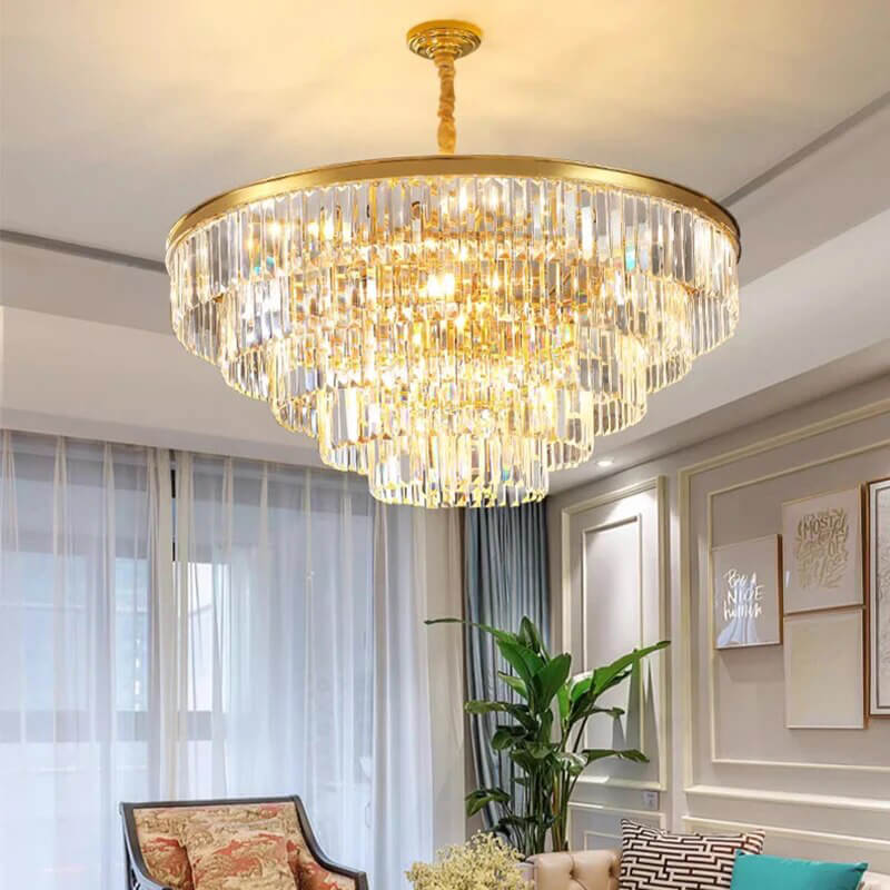 Feyran Light Luxury Crystal Chandelier for Living Room