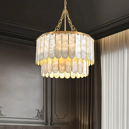madelyn-modern-round-faceted-capiz-chandelier-ch447-20250801-Feyran-lighting