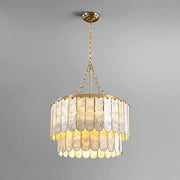 madelyn-modern-round-faceted-capiz-chandelier-light-on-ch447-20250801-Feyran-lighting