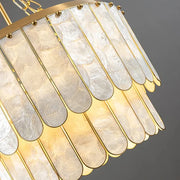close-up-of-madelyn-modern-round-faceted-capiz-chandelier-ch447-20250801-Feyran-lighting