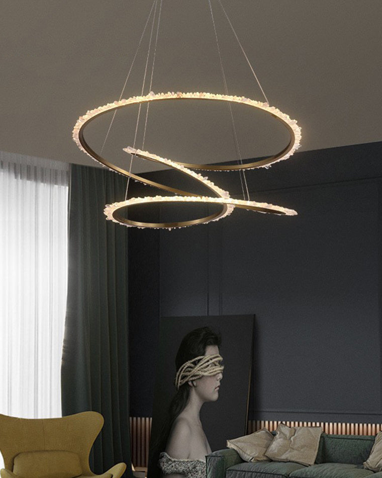 Feyran Crystal Infinity Chandelier