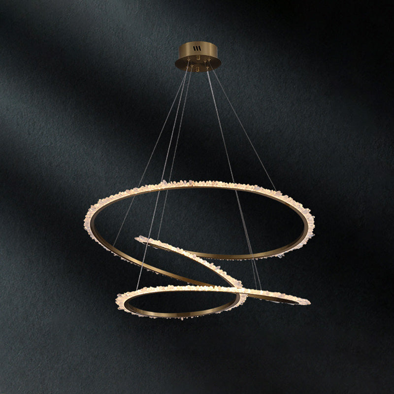 Feyran Crystal Infinity Chandelier
