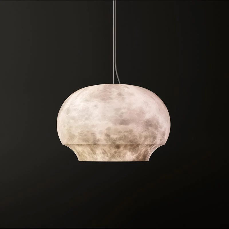 Feyran Eamon Alabaster Pendant Light, Modern Kitchen Lighting
