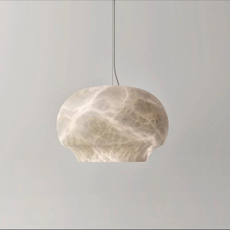 Feyran Eamon Alabaster Pendant Light, Modern Kitchen Lighting