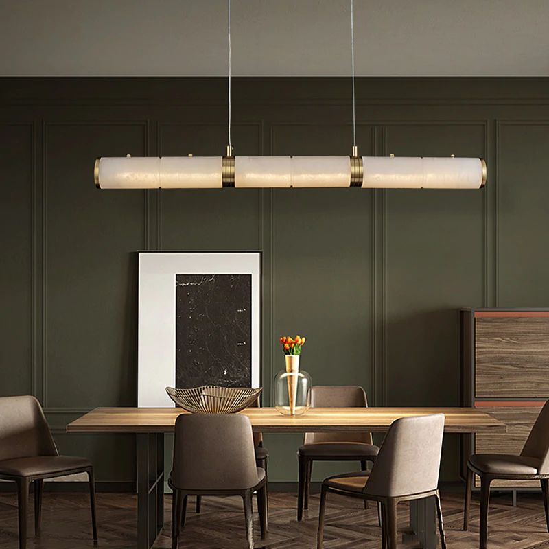 Feyran Labster Pillar Linear Kitchen Chandelier
