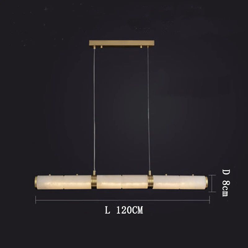 Feyran Labster Pillar Linear Kitchen Chandelier
