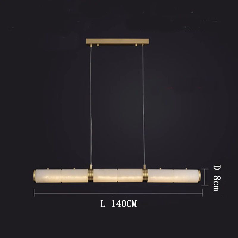 Feyran Labster Pillar Linear Kitchen Chandelier