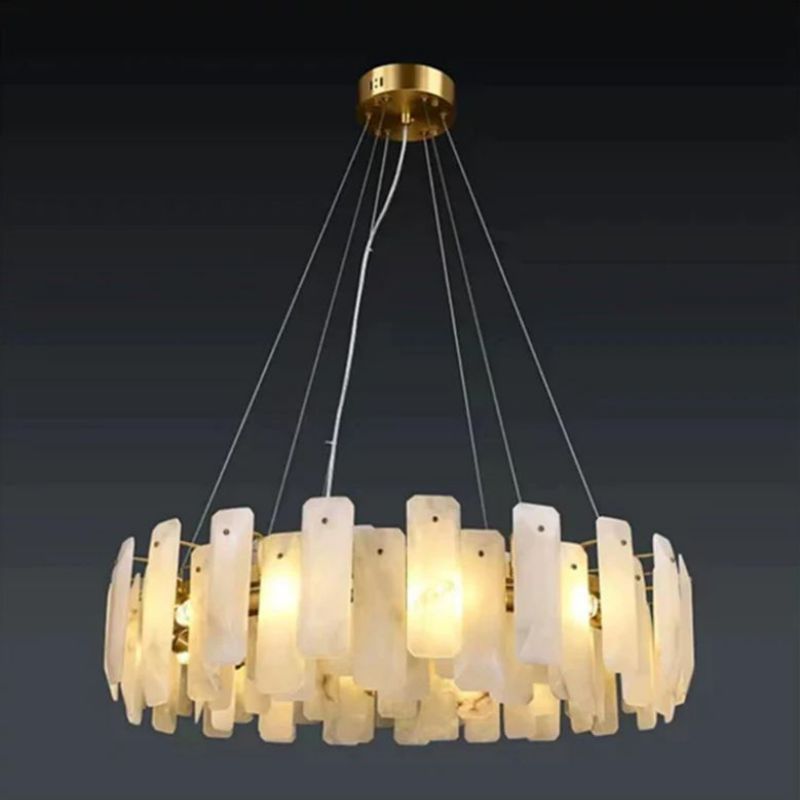 Feyran Moira Alabaster Round Chandelier