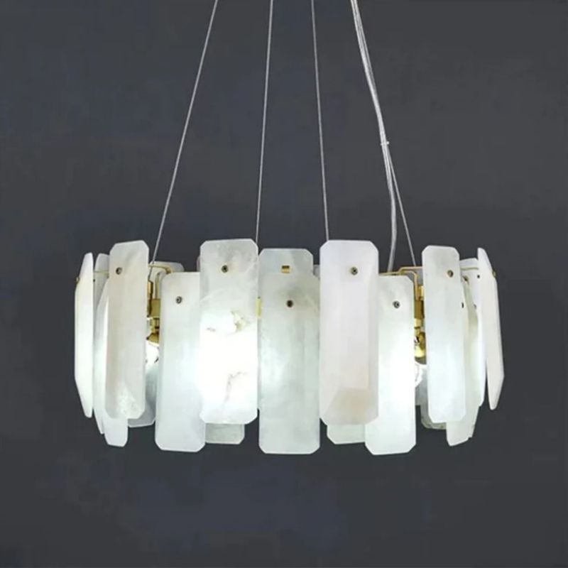 Feyran Moira Alabaster Round Chandelier