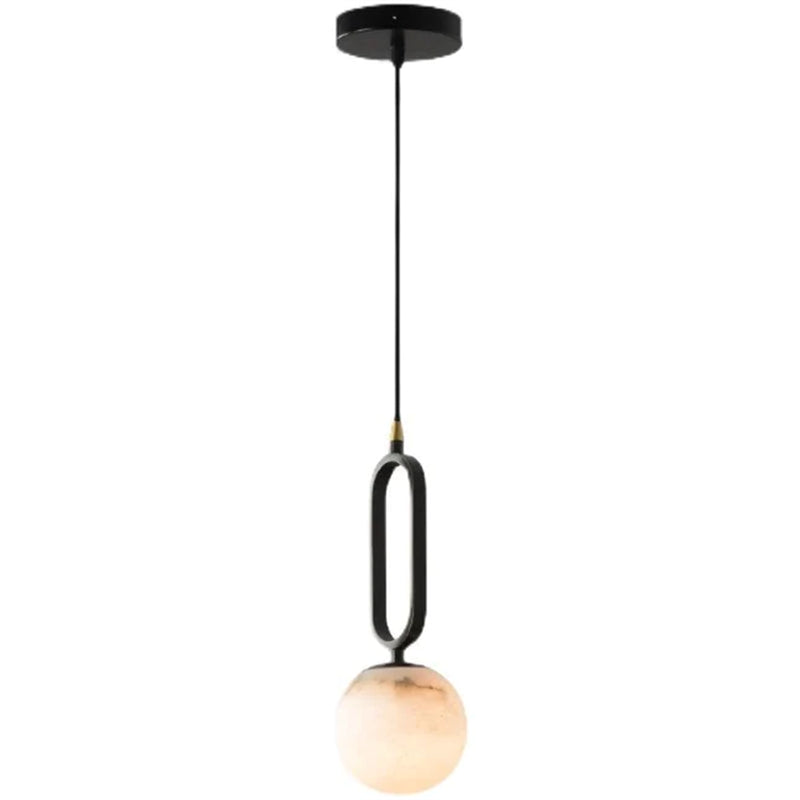 Feyran Phoenix Alabaster Sphere Pendant Light, Modern Pendant Lighting