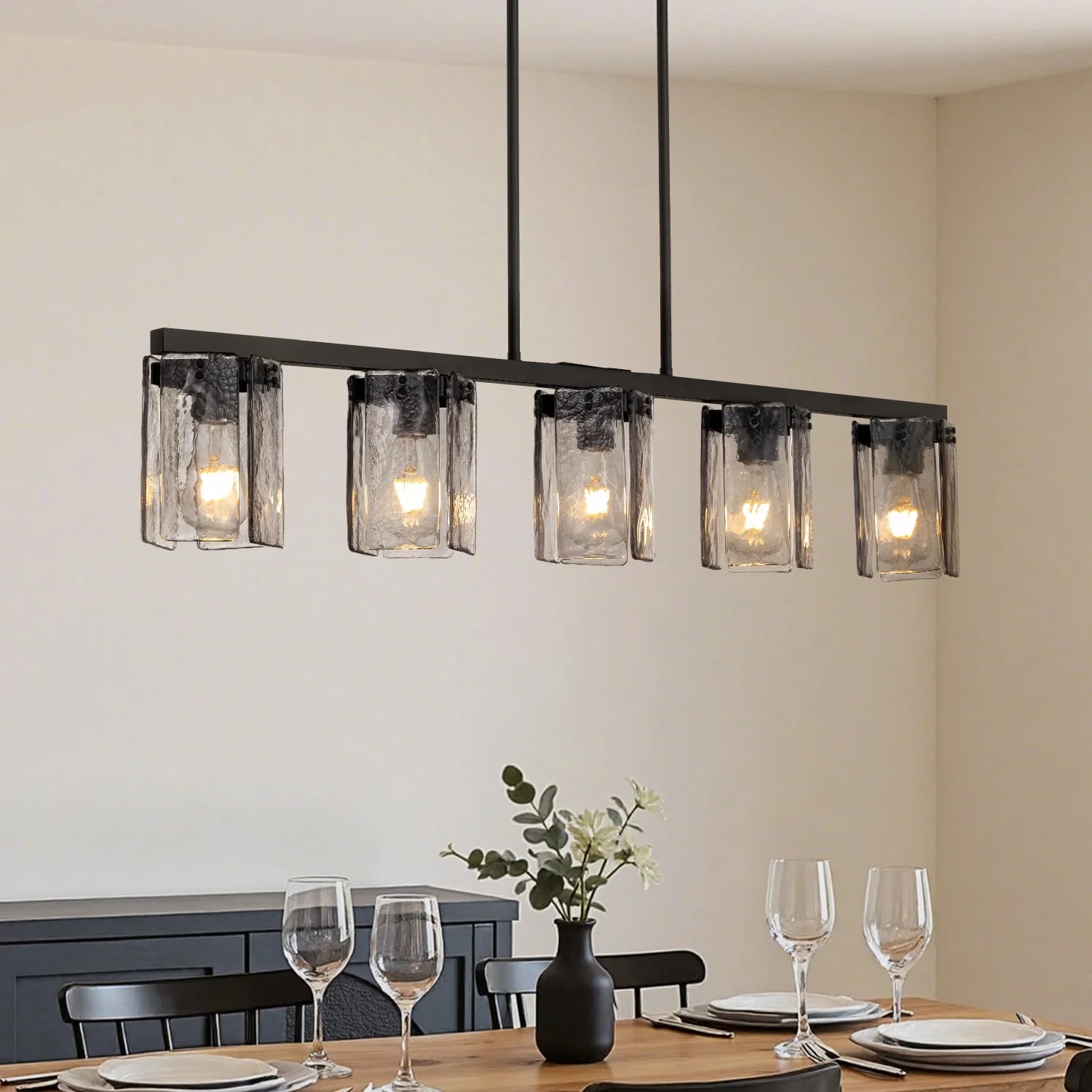 minimalist-smoked-glass-linear-chandelier-Feyran-lighting