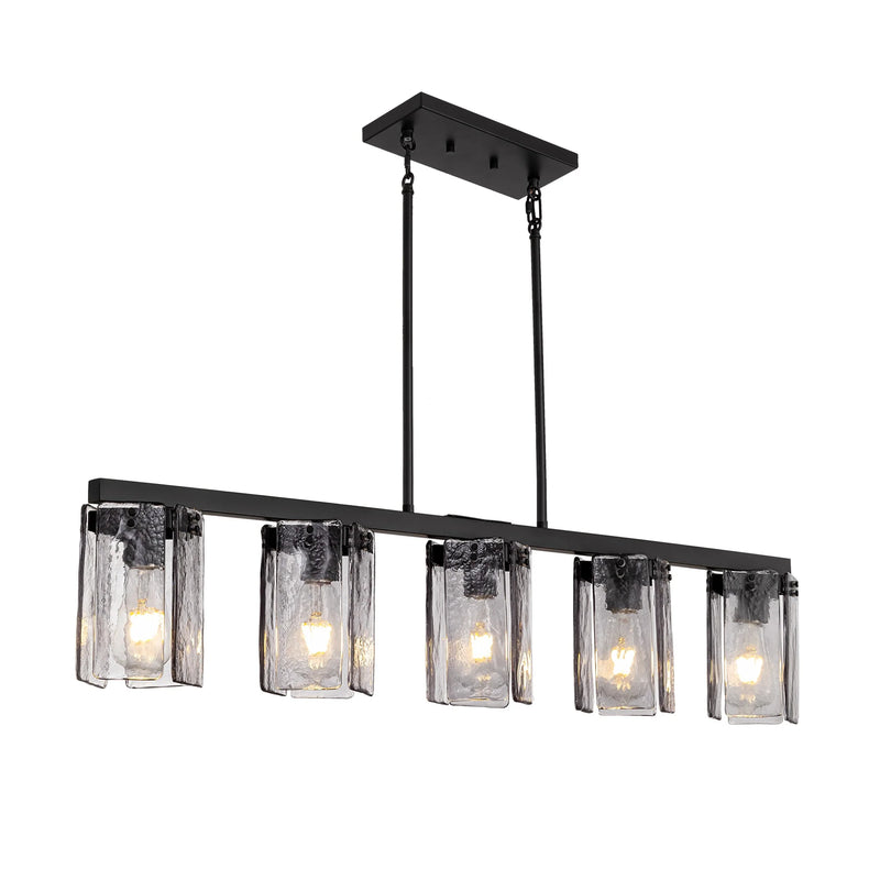 minimalist-smoked-glass-linear-chandelier-Feyran-lighting