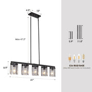 dimension-minimalist-smoked-glass-linear-chandelier-Feyran-lighting