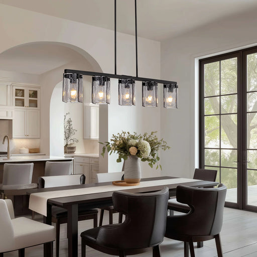 minimalist-smoked-glass-linear-chandelier-Feyran-lighting