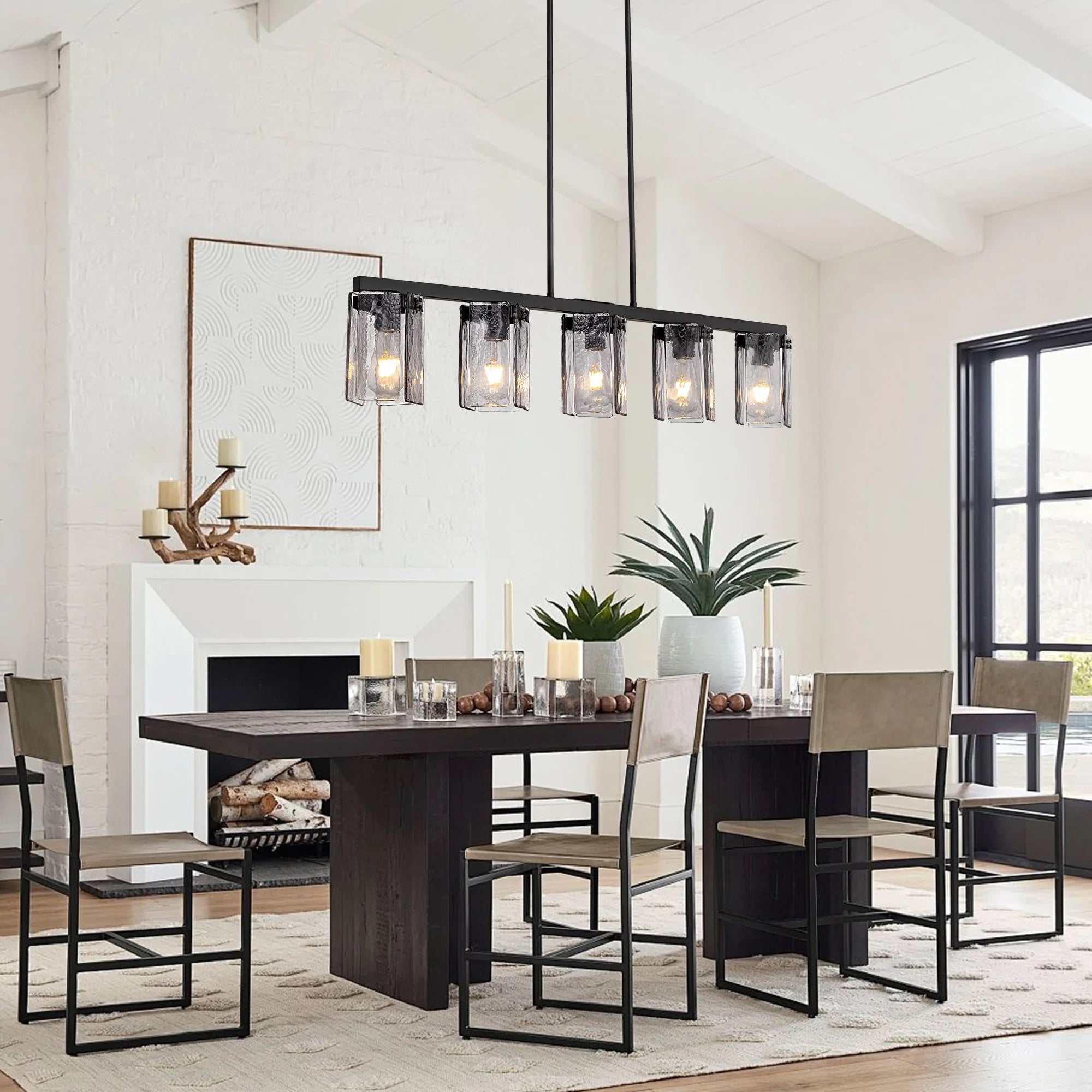 minimalist-smoked-glass-linear-chandelier-Feyran-lighting