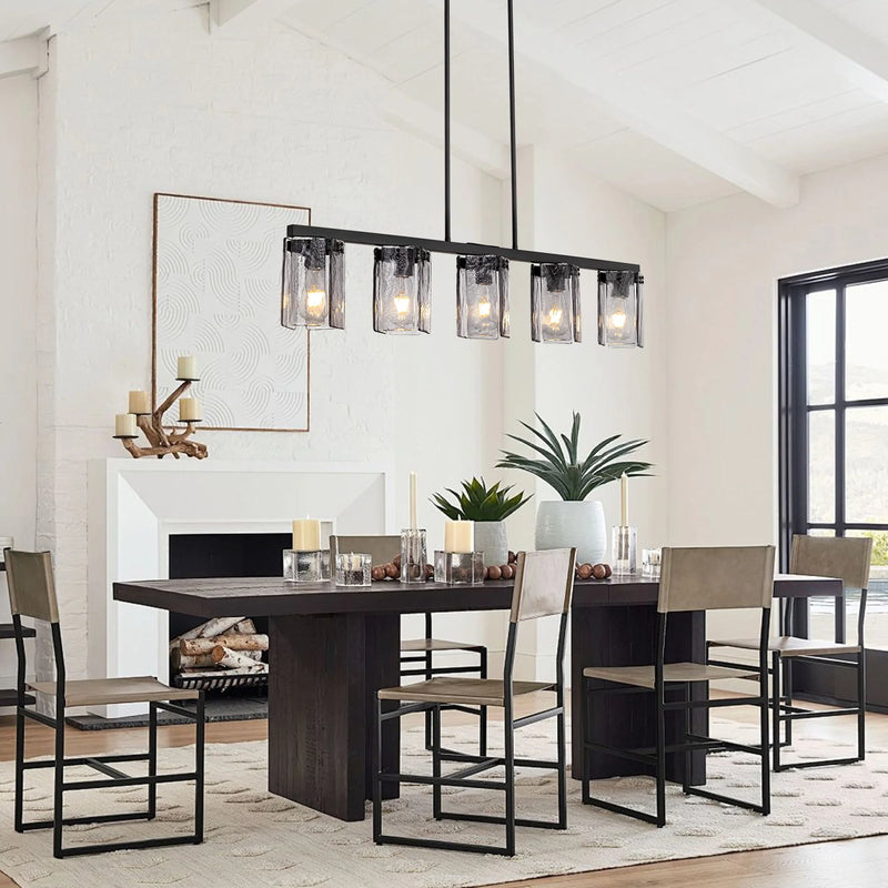 minimalist-smoked-glass-linear-chandelier-Feyran-lighting
