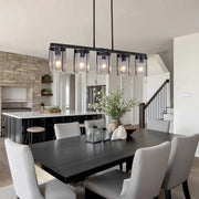 minimalist-smoked-glass-linear-chandelier-Feyran-lighting