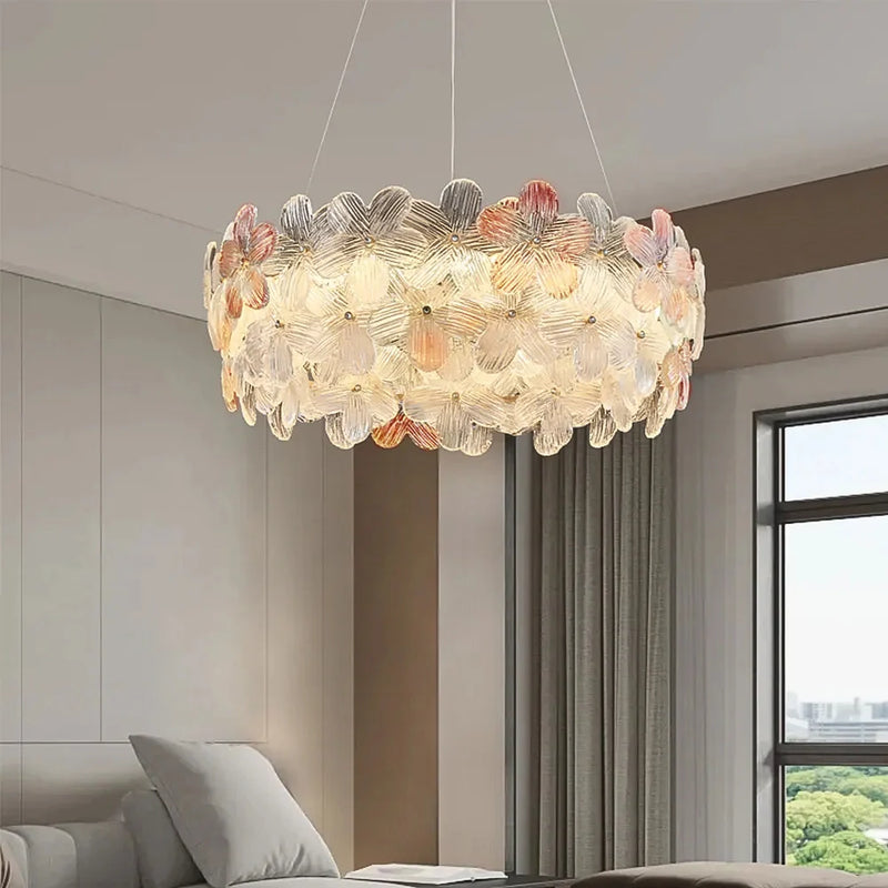 modern-art-deco-glass-floral-chandelier-installed-in-bedroom-ch434-20250717-Feyran-lighting