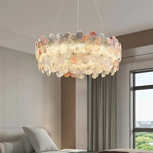 modern-art-deco-glass-floral-chandelier-installed-in-bedroom-ch434-20250717-Feyran-lighting