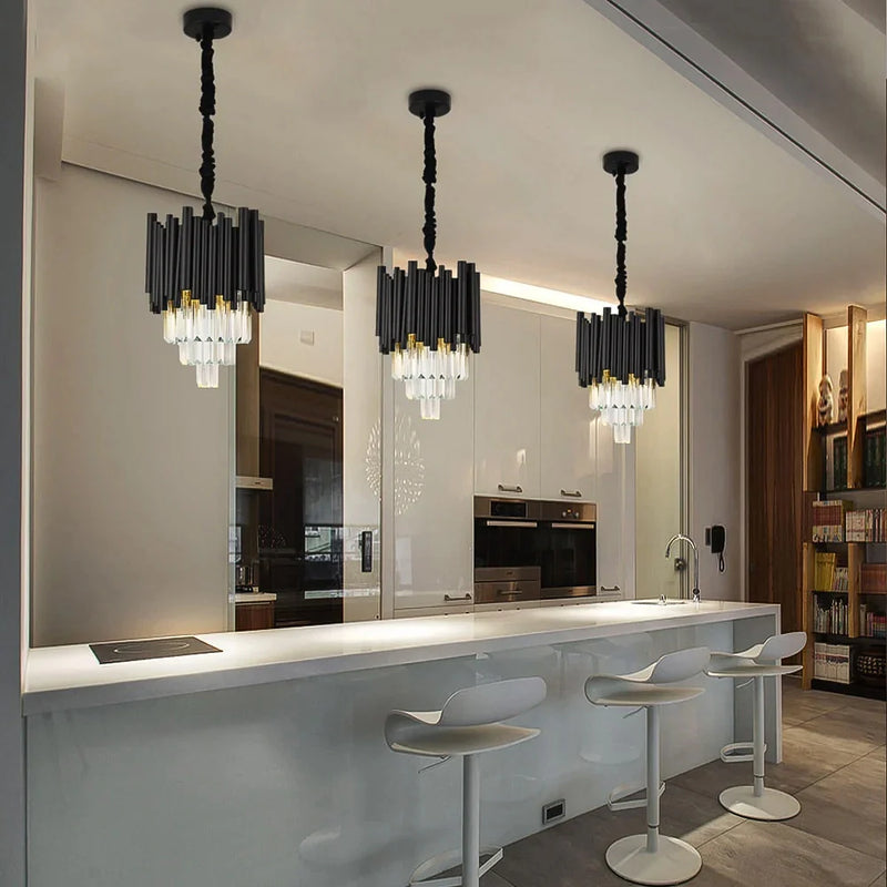 modern-black-crystal-pendant-light-installed-in-kitchen-island-ch404-20250619