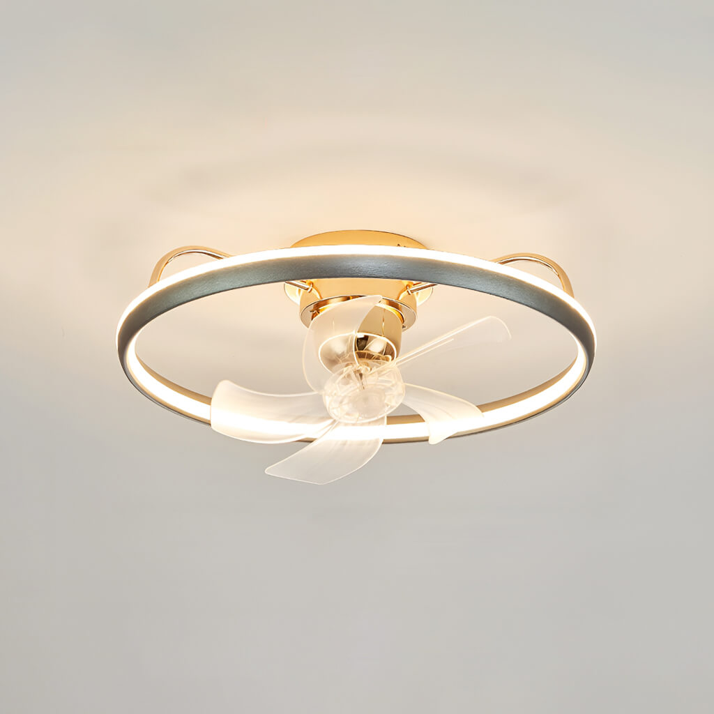 Modern Circular Ceiling Fan Light With Remote Control-detail3 | Feyran Lightin…