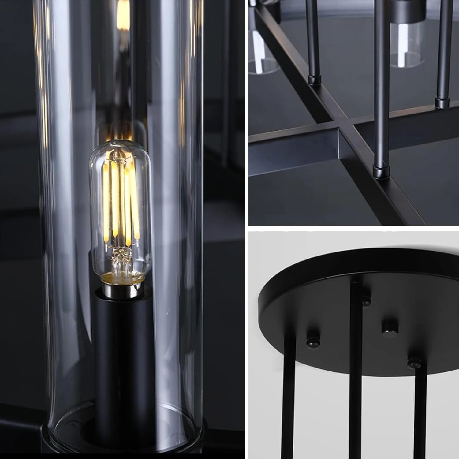 modern-clear-glass-tube-gold-ring-chandelier-ch392-20250530-Feyran-lighting