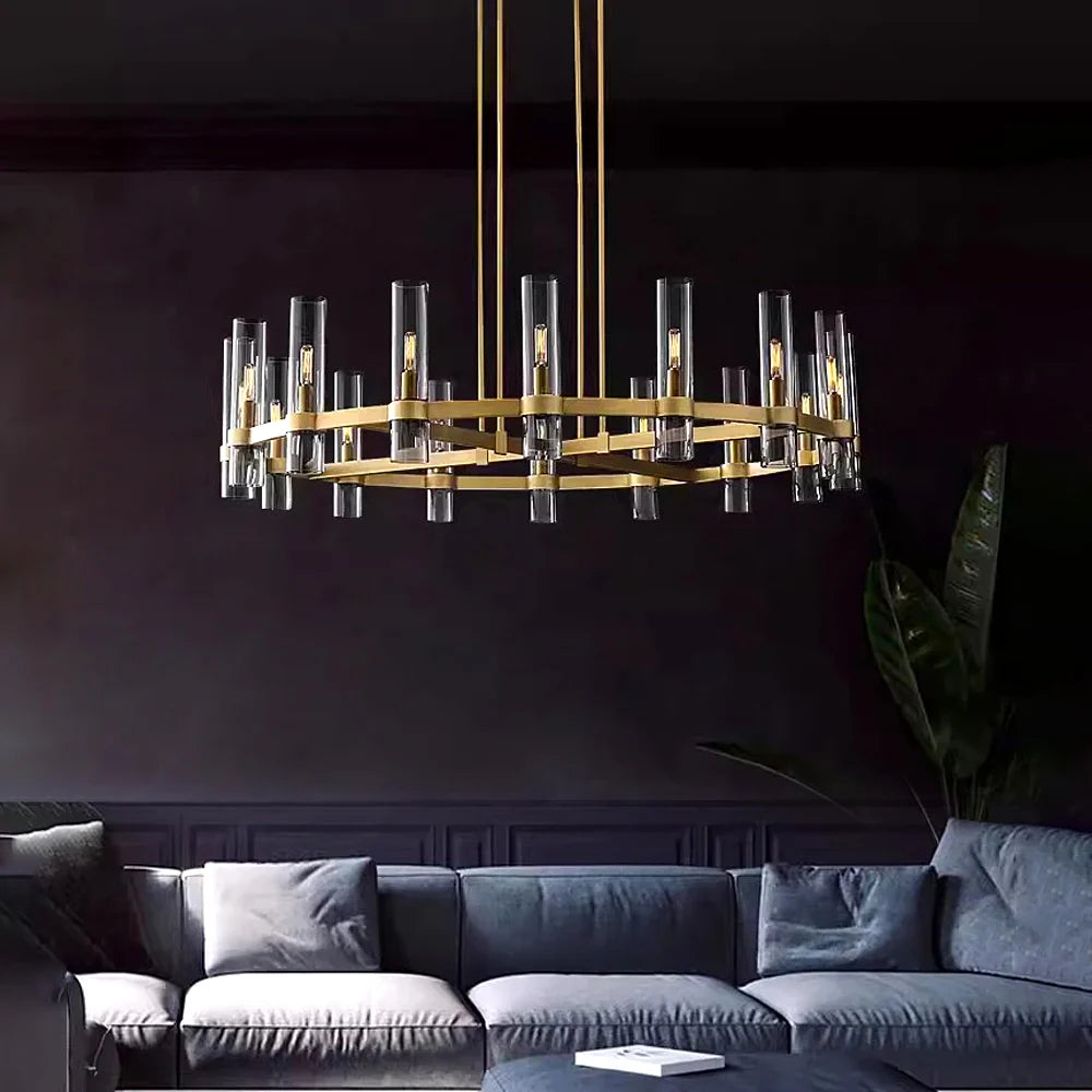 modern-clear-glass-tube-gold-ring-chandelier-ch392-20250530-living-room-Feyran-lighting