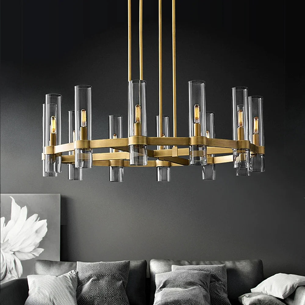 modern-clear-glass-tube-gold-ring-chandelier-ch392-20250530-Feyran-lighting