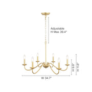 modern-farmhouse-gold-candle-chandelier-dimension-ch410-20250627-Feyran-lighting