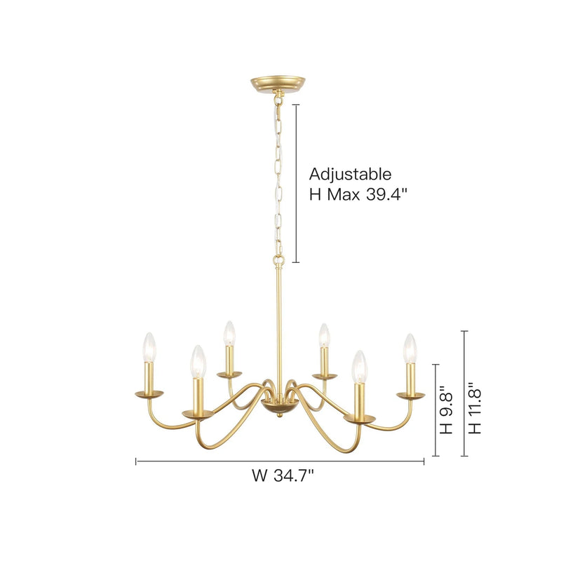 modern-farmhouse-gold-candle-chandelier-dimension-ch410-20250627-Feyran-lighting