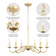 close-up-of-modern-farmhouse-gold-candle-chandelier-ch410-20250627-Feyran-lighting