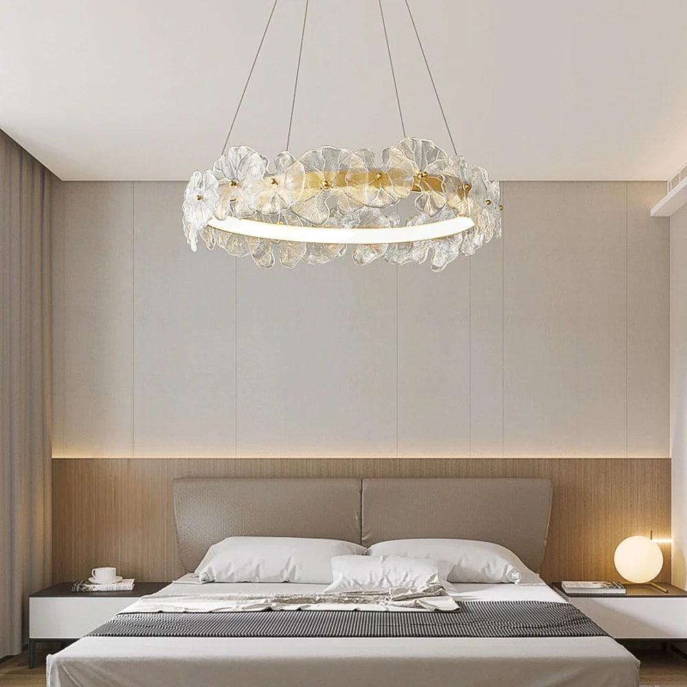 modern-floral-chandelier-with-glass-petal-design-and-led-lighting-installed-in-a-stylish-living-room-interior-ch401-20250612-Feyran-lighting