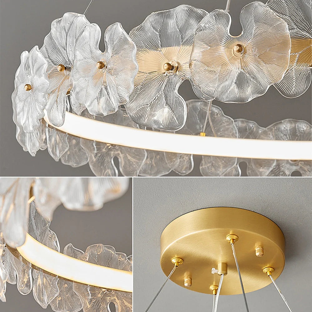 close-up-of-modern-floral-chandelier-with-glass-petal-design-and-led-lighting-ch401-20250612-Feyran-lighting