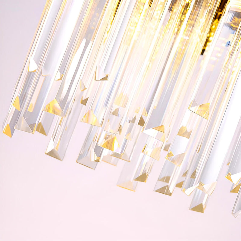 Modern Gold Luxury Crystal Large Chandeliers for Living Room and Bedroom