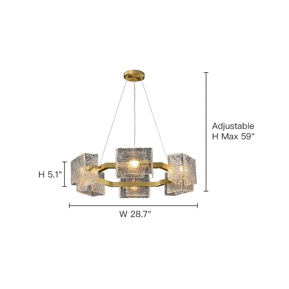 modern-gold-ring-chandelier-with-textured-glass-small-dimension-ch437-20250718-Feyran-lighting