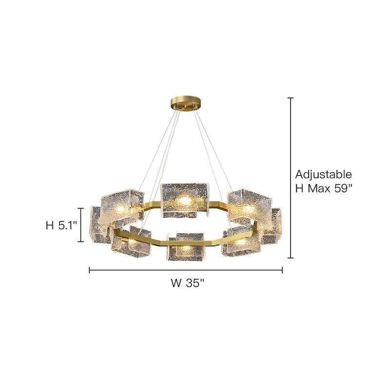 modern-gold-ring-chandelier-with-textured-glass-ch437-20250718-Feyran-lighting