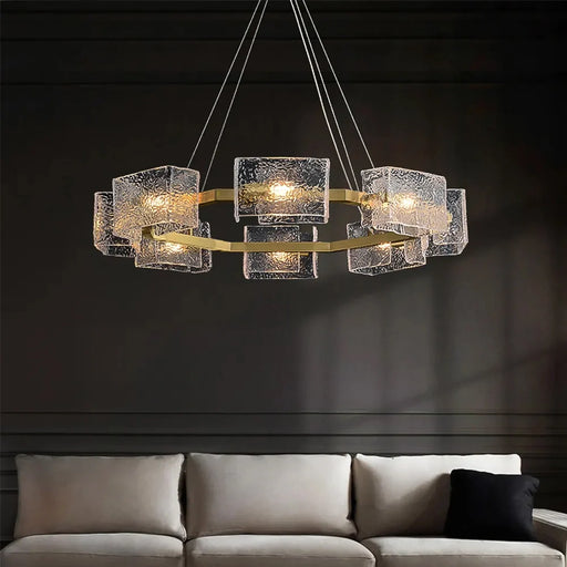 modern-gold-ring-chandelier-with-textured-glass-ch437-20250718-Feyran-lighting