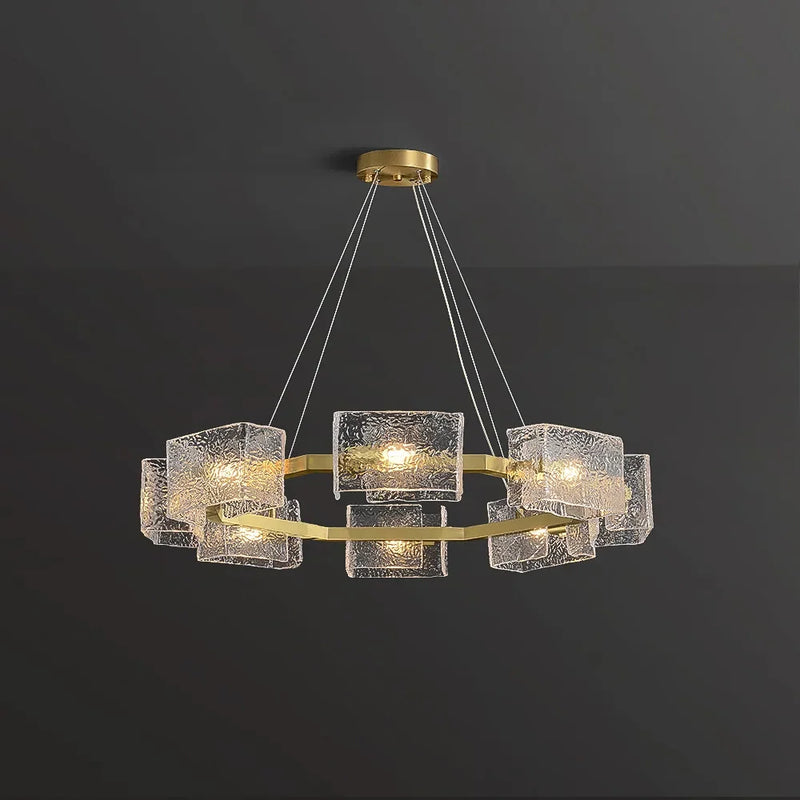 modern-gold-ring-chandelier-with-textured-glass-ch437-20250718-Feyran-lighting