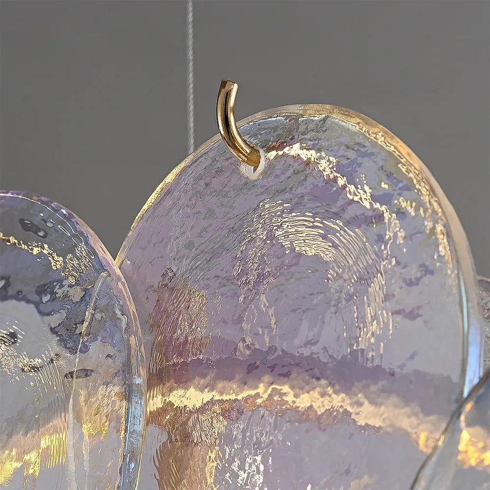close-up-of-modern-irregular-ripple-glass-chandelier-ch451-20250808-Feyran-lighting
