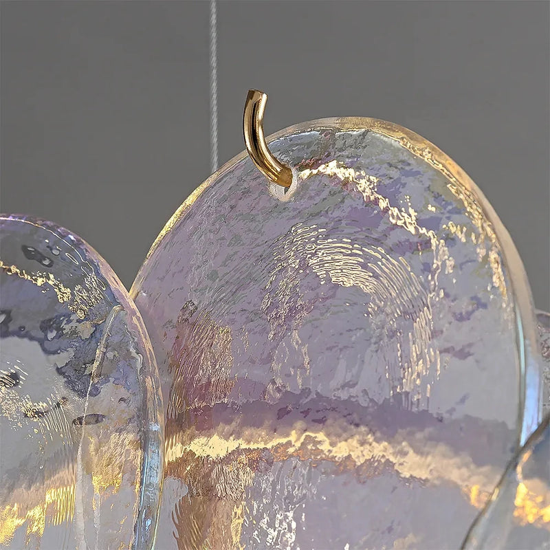 close-up-of-modern-irregular-ripple-glass-chandelier-ch451-20250808-Feyran-lighting