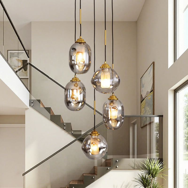 modern-lava-glass-multi-light-chandelier-ch475-Feyran-lighting