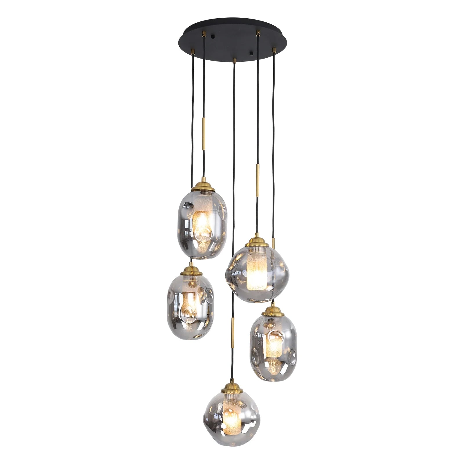 modern-lava-glass-multi-light-chandelier-ch475-Feyran-lighting