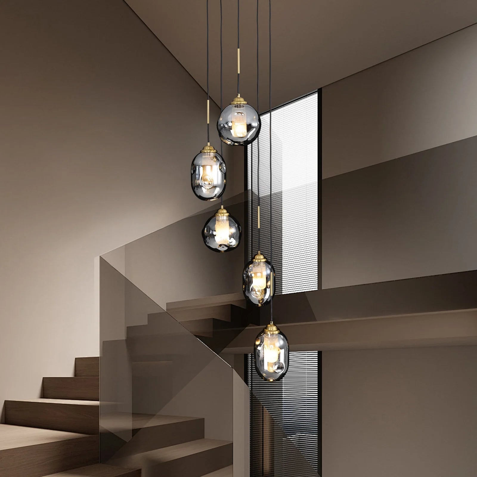 modern-lava-glass-multi-light-chandelier-ch475-Feyran-lighting