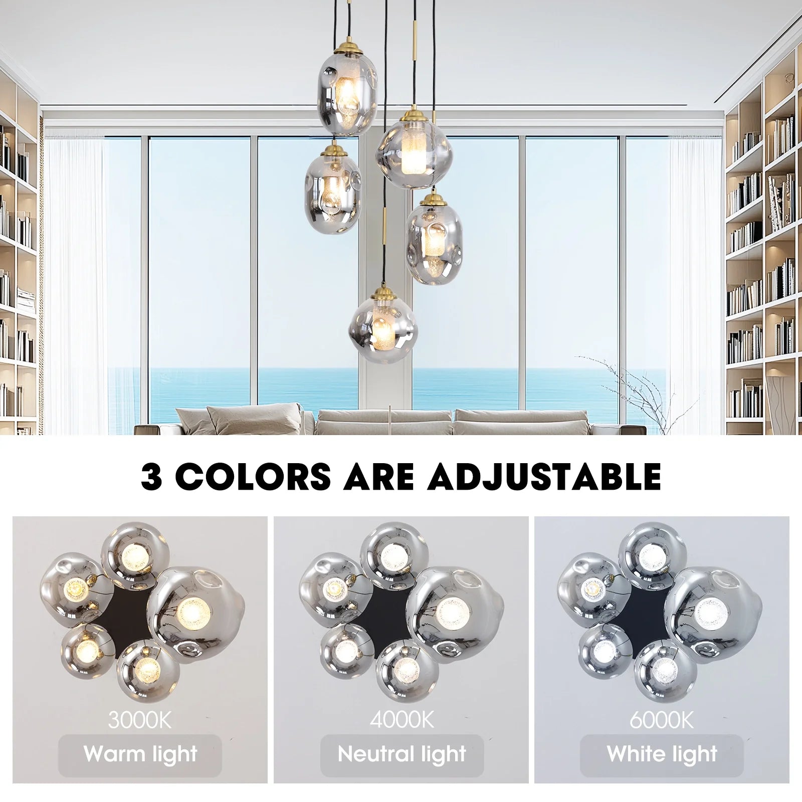 modern-lava-glass-multi-light-chandelier-ch475-Feyran-lighting