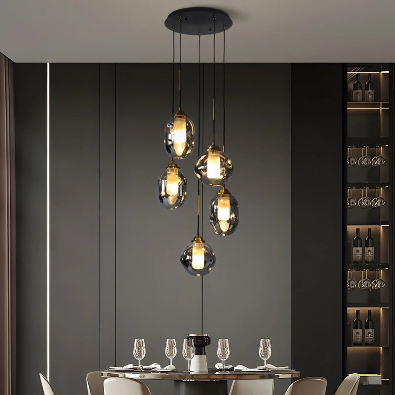 modern-lava-glass-multi-light-chandelier-ch475-Feyran-lighting