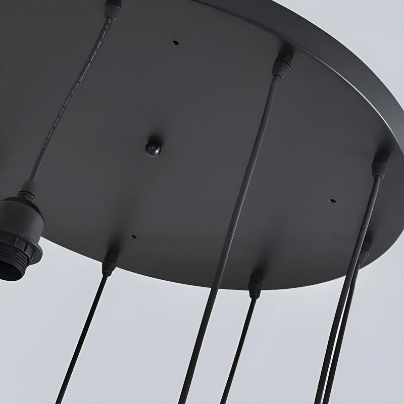 Modern Light Staircase Lamp Spiral Multi Lights-details-1|Feyran